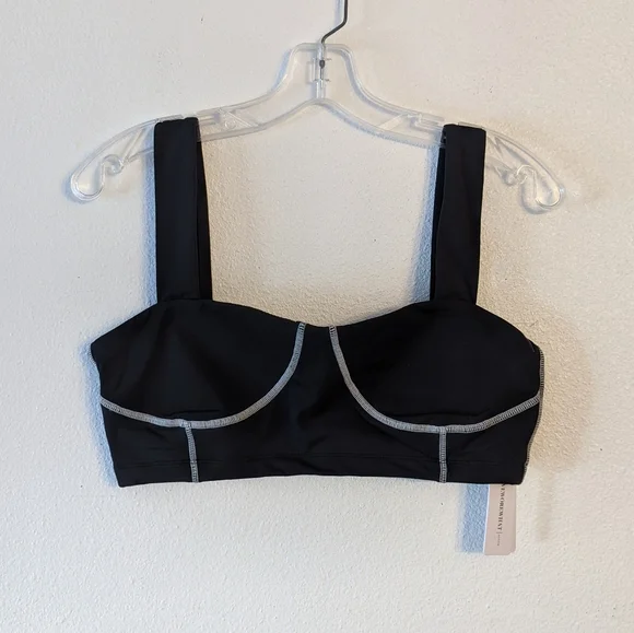 {WeWoreWhat} Brand New Black Corset Top - Picture 5 of 9